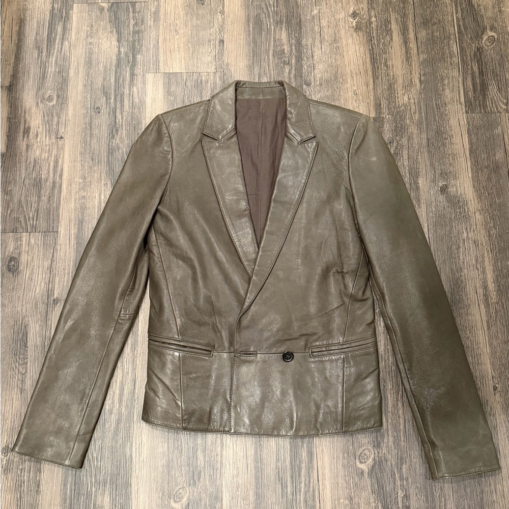 Giada Forte Vintage Leather Jacket 0